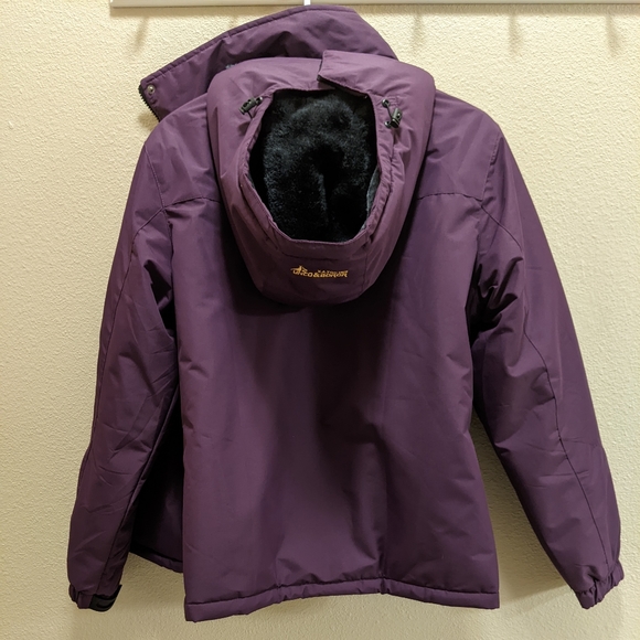 Moerdeng Jackets & Coats Moerdeng Womens Waterproof Fleecelined Ski Jacket With Zipoff Hood